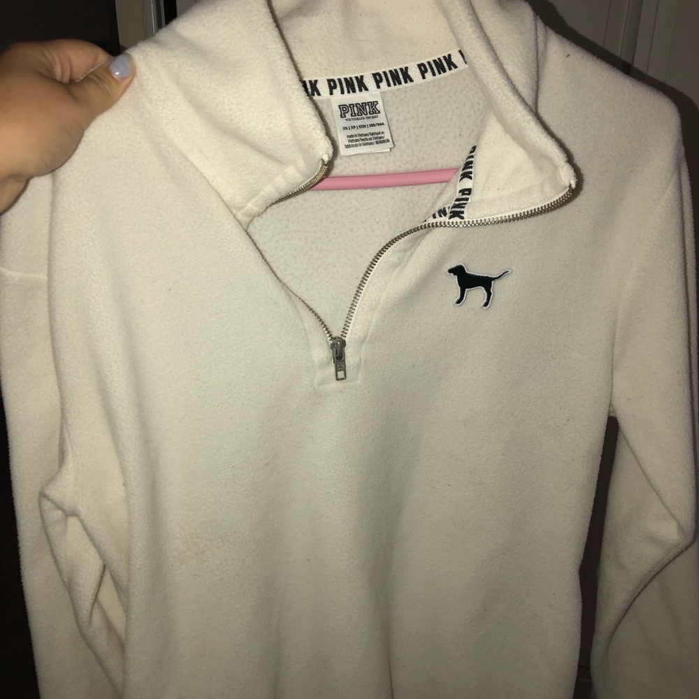 Victoria secret pink Quarter zip